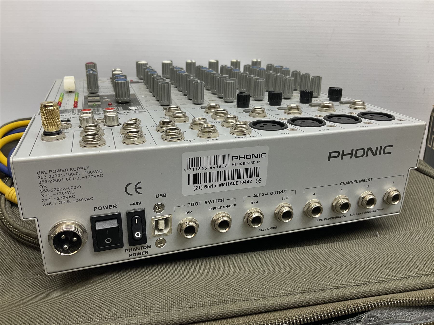 DigiTech RP-1 guitar effects processor/controller & preamp, Phonic helix board 12 and Xenyx 1002 FX premium 10 input 2 bus mixer (3)