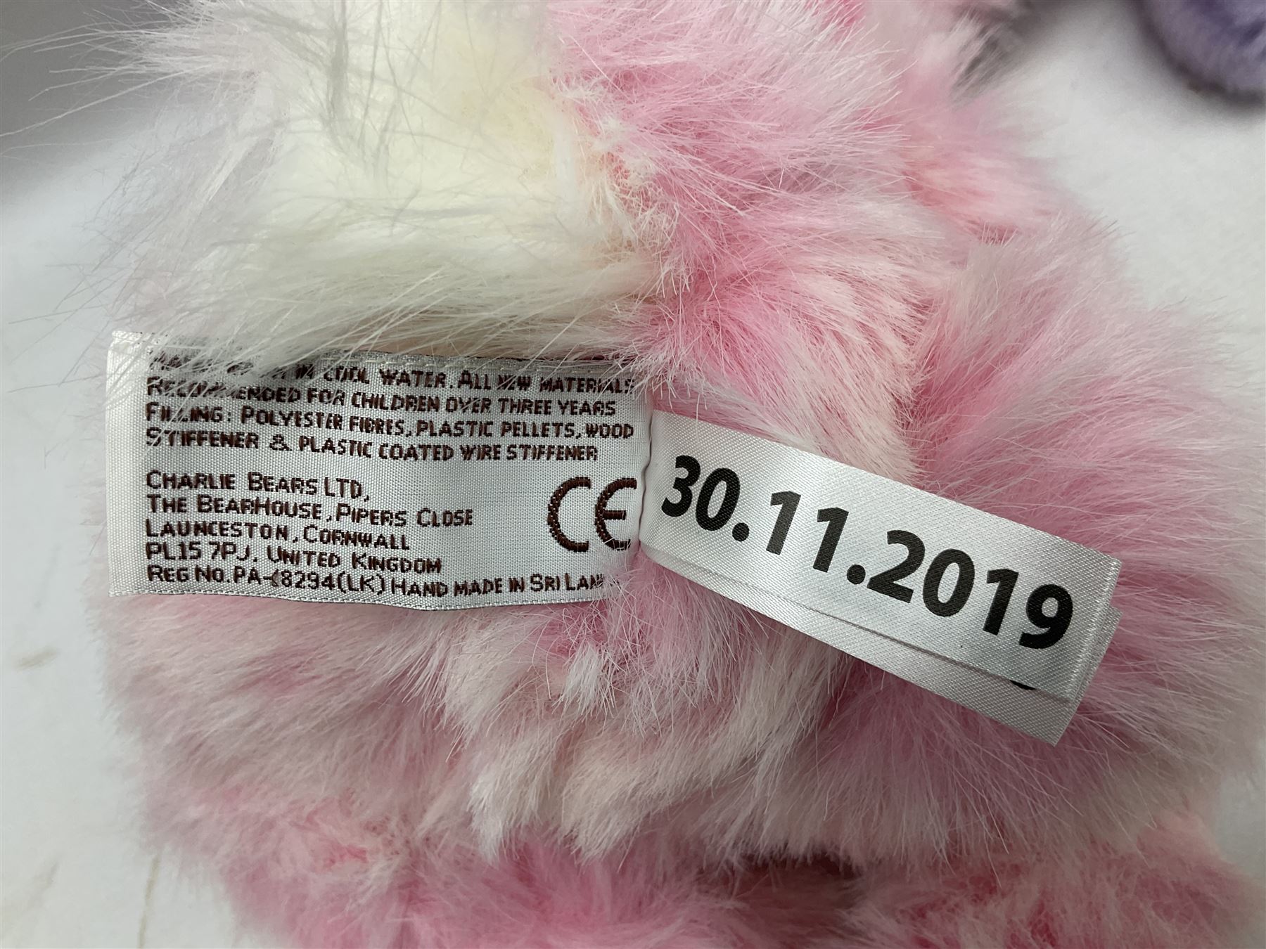 Charlie Bears rabbits - 'Pear Drop' CB2052340; 'Mila' CB2060050; and 'Dew Drop' CB2052350; all with labels (3)
