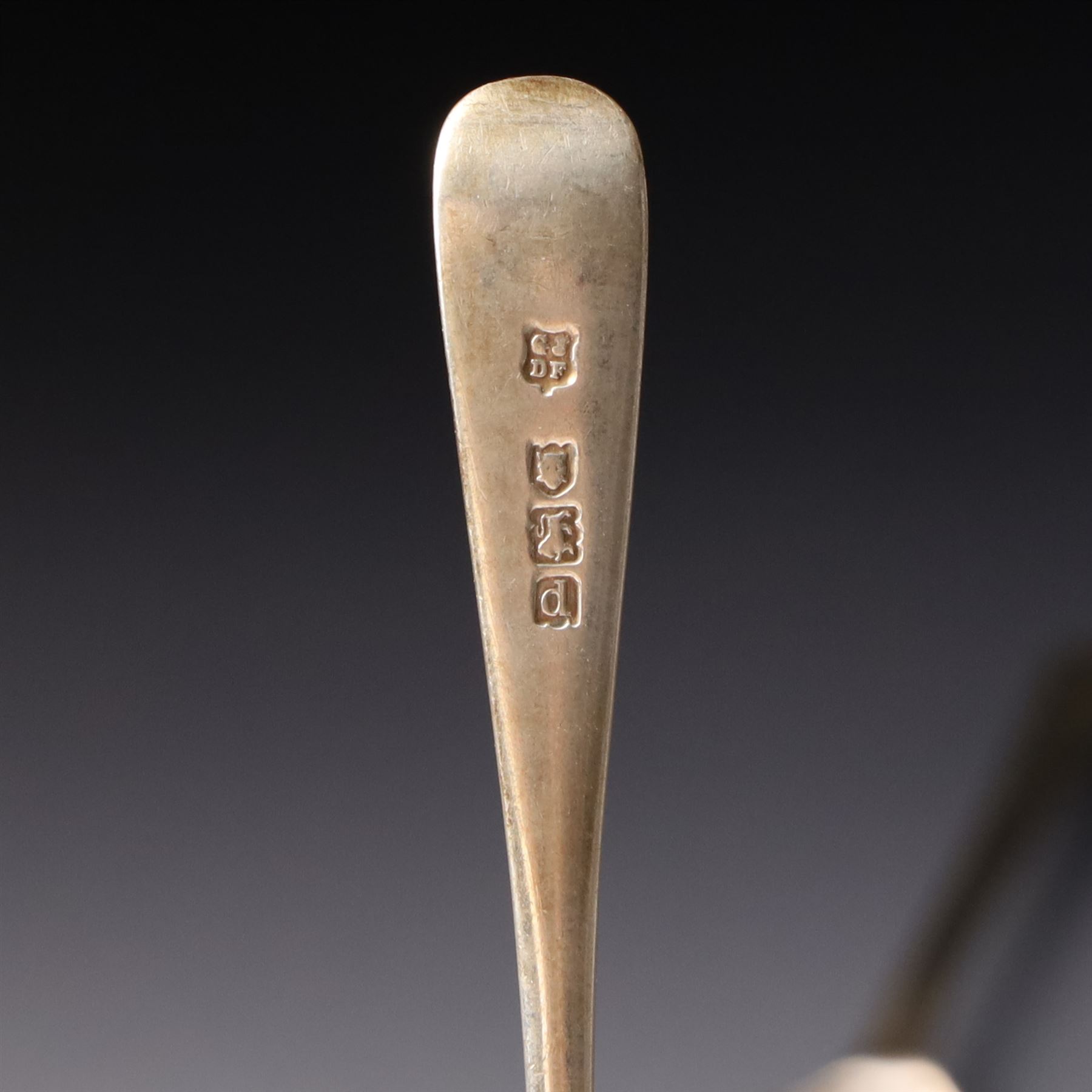 Collection of assorted silver teaspoons, souvenir spoons with enamel decoration etc