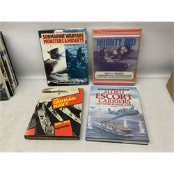 Seventeen books of maritime and naval interest including warship design and development, German Navy WW2, battleships, aircraft carriers etc