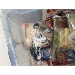 Large quantity of Mcdonalds toys to include Snoopy figures in two boxes