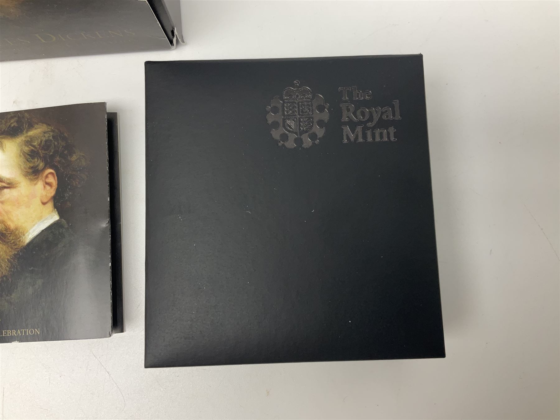 The Royal Mint United Kingdom 2012 ''Charles Dickens' silver proof piedfort two pound coin, cased with certificate