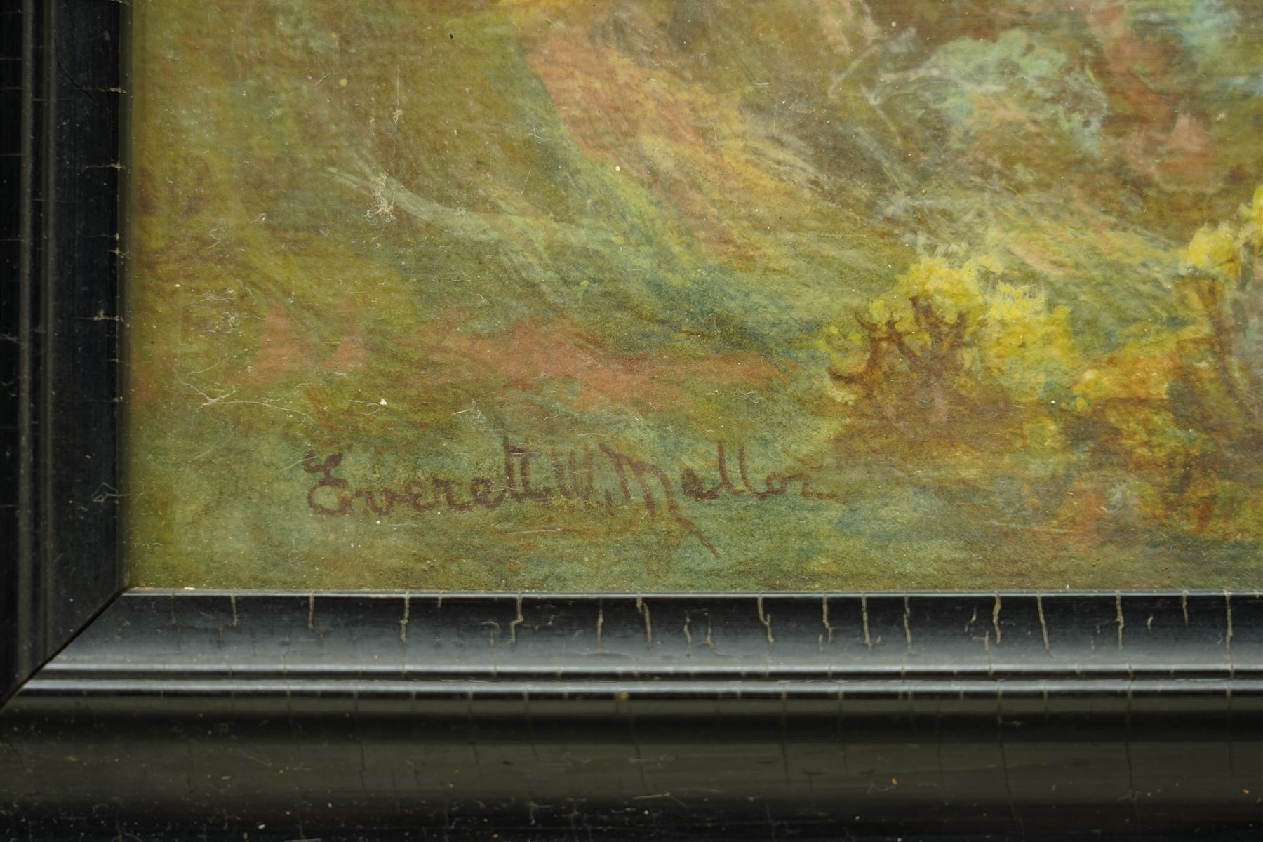 Everett Watson Mellor (British 1878-1965): Moorland Landscape, watercolour signed 20cm x 30cm