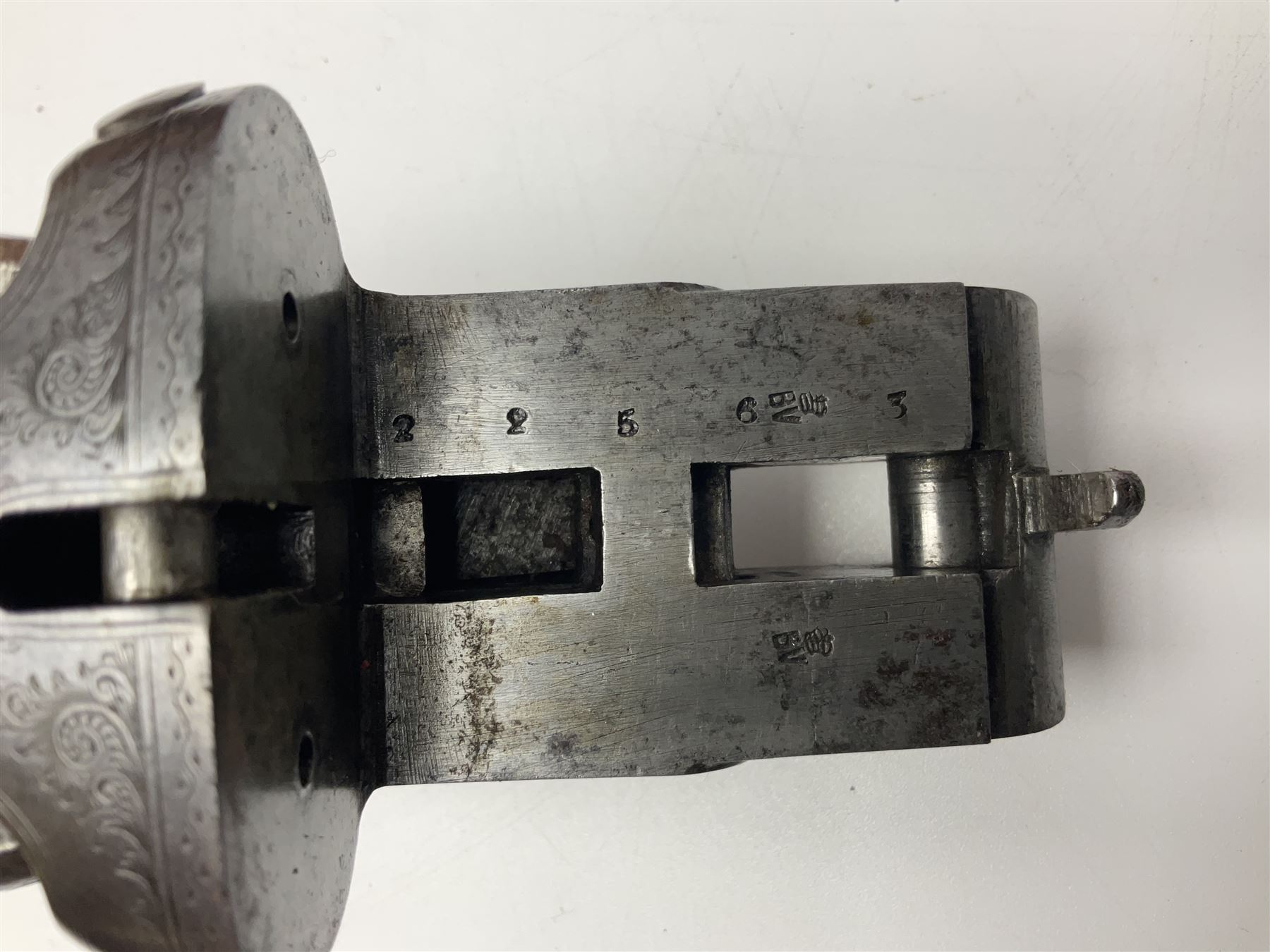 SHOTGUN CERTIFICATE REQUIRED - Late 19th century R. Robinson of Hull 12-bore side-by-side double barrel hammer shotgun; with 76cm(30