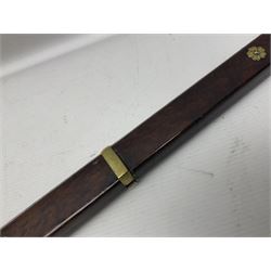 Japanese matchlock musket approximately .45 cal., Edo period (1603-1868), the 66cm(26