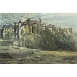 John Degnan (Northern British 1947-): Robin Hoods Bay, watercolour signed 23cm x 34cm 