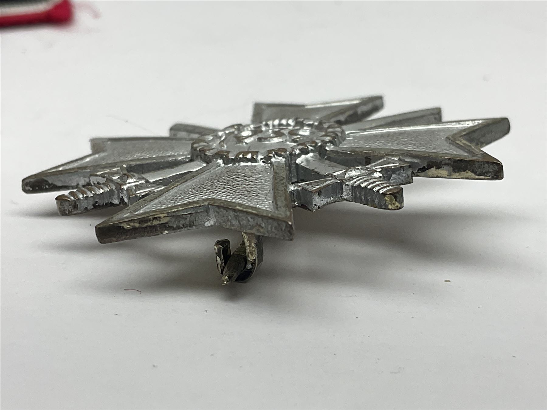 Four German awards c1957 - Knights Cross of the War Merit Cross, War Merit Cross 1st Class, Faithful Service Cross and Silver Wound badge (4)