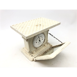  Set of vintage 'Personal Weighing' machine by Jaraso, British made with reverse dial and observation mirror H20cm mao1407  