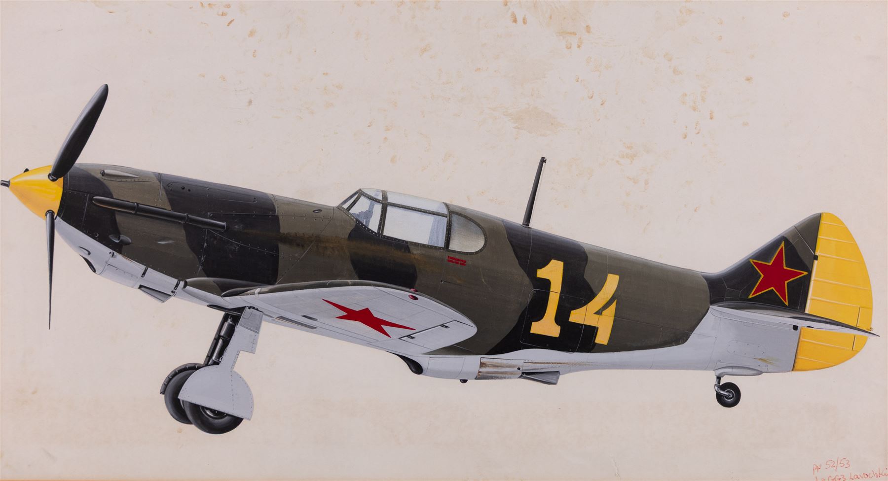 John Batchelor (British 1936-2019): Aircraft Studies, set of eleven gouaches variously signed and inscribed, max 35cm x 52cm (11)