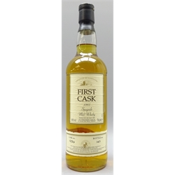  First Cask Speyside Malt Whisky - Cragganmore, distilled 1985, Cask 1230, Bottle 147, 70cl, 46%vol, 1 bottle with certificate.   