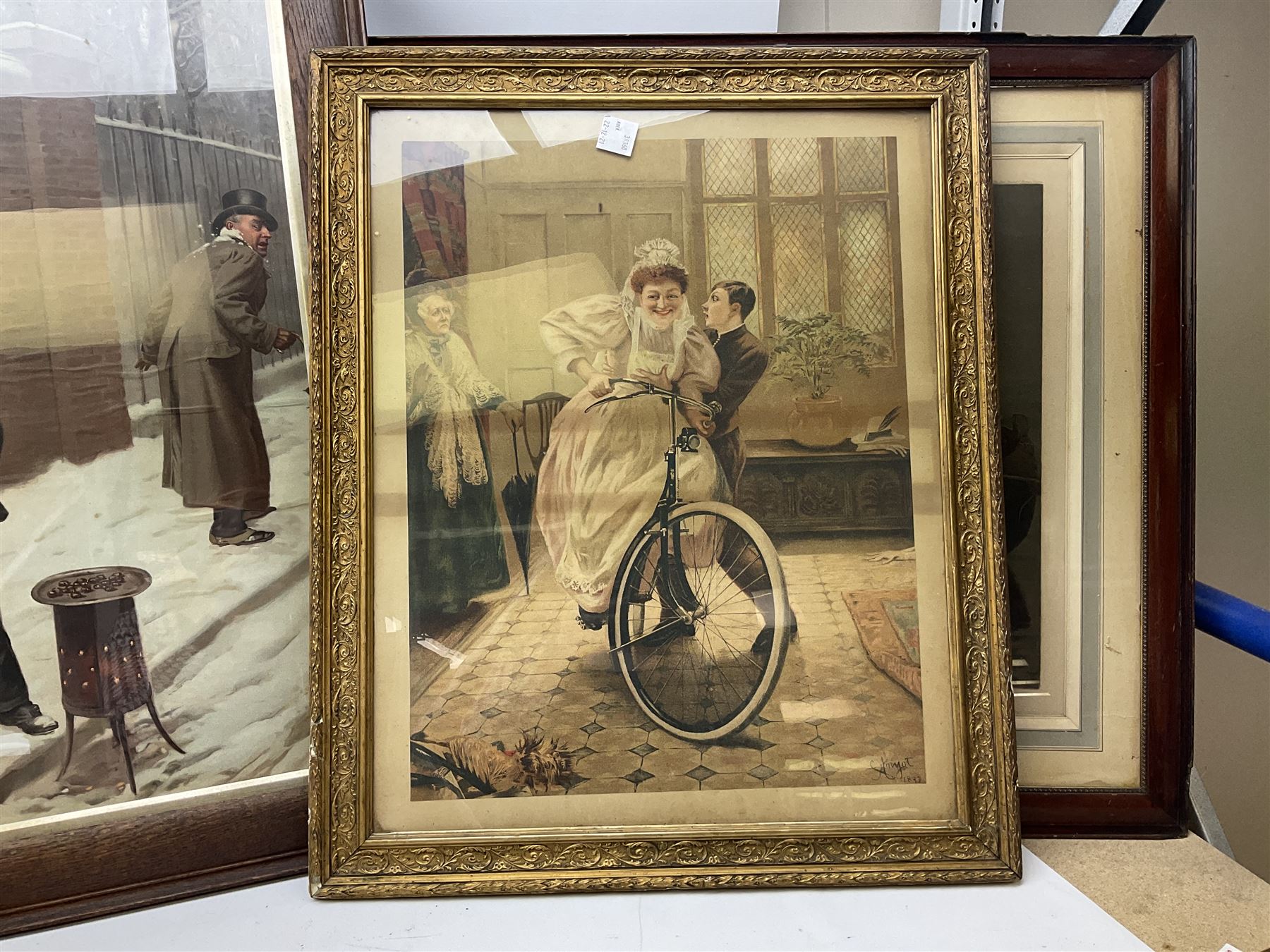 After Charles Haigh Wood 'To be or not to be' colour print, together with collection of early 20th Century prints (10) 