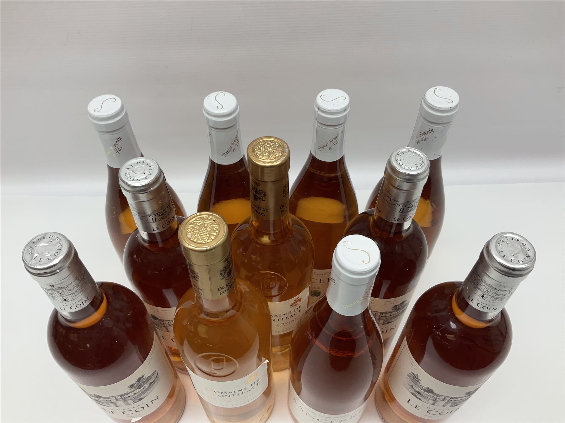 Domaine Daniel Reverdy, 2013, Sancerre, 750ml, 12.5% vol, five bottles, Chateau Le Coin, 2012, Grand Vin De Bordeaux, 750ml, 13% vol, four bottles and Domaine De Pontfract, 2013, Cotes de Provence, 750ml, 13% vol, two bottles (11)