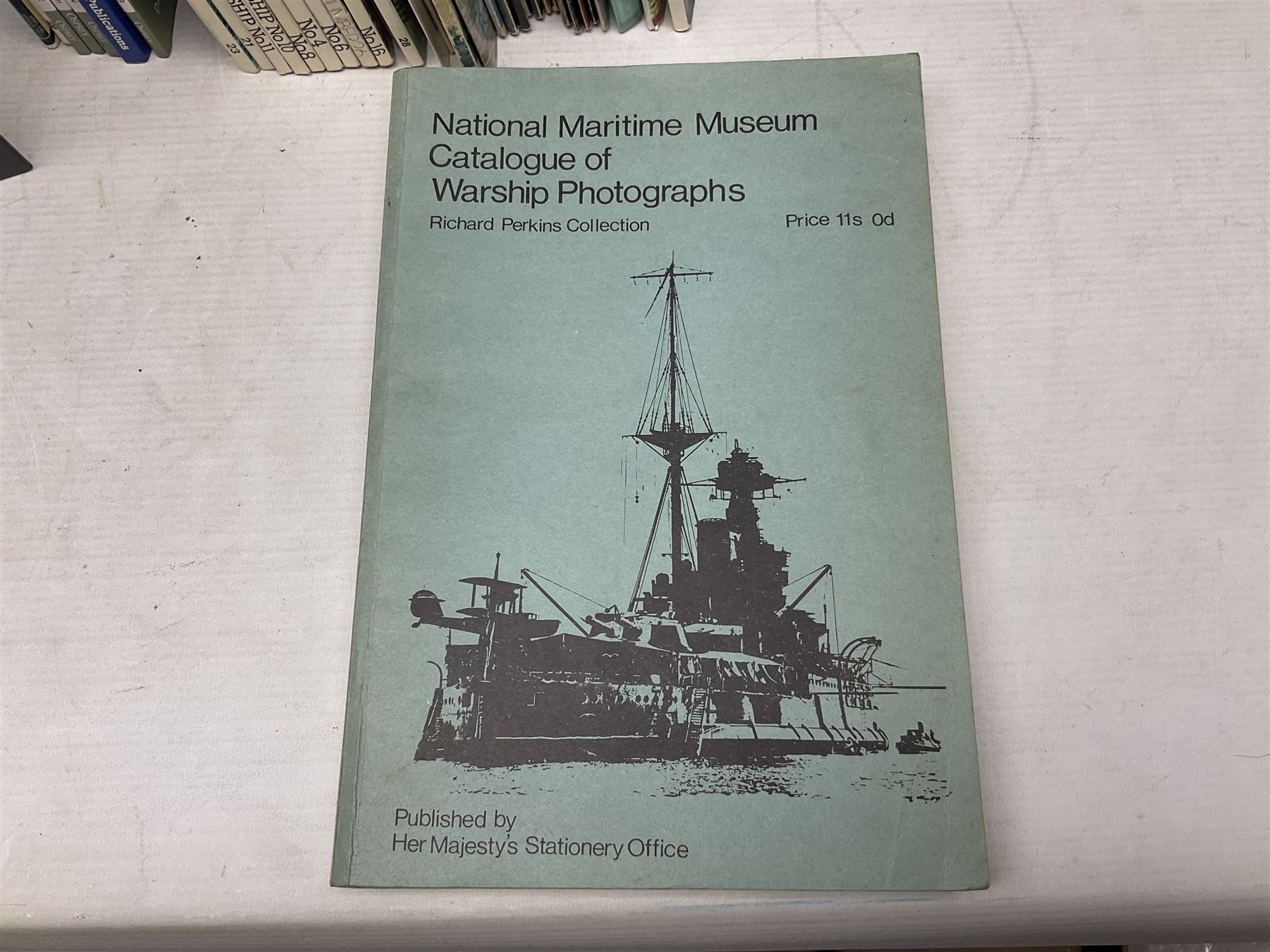 Six Atlas Editions ring binders of Warships Maxi Cards; and large quantity of booklets, cigarette cards etc of naval and shipping interest