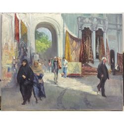 Neil Tyler (British 1945-): 'At the Grand Bazaar- Istanbul', oil on canvas signed and dated '06, titled verso 79cm x 100cm 
Notes: to be sold in aid of the Turkey-Syria Earthquake Appeal