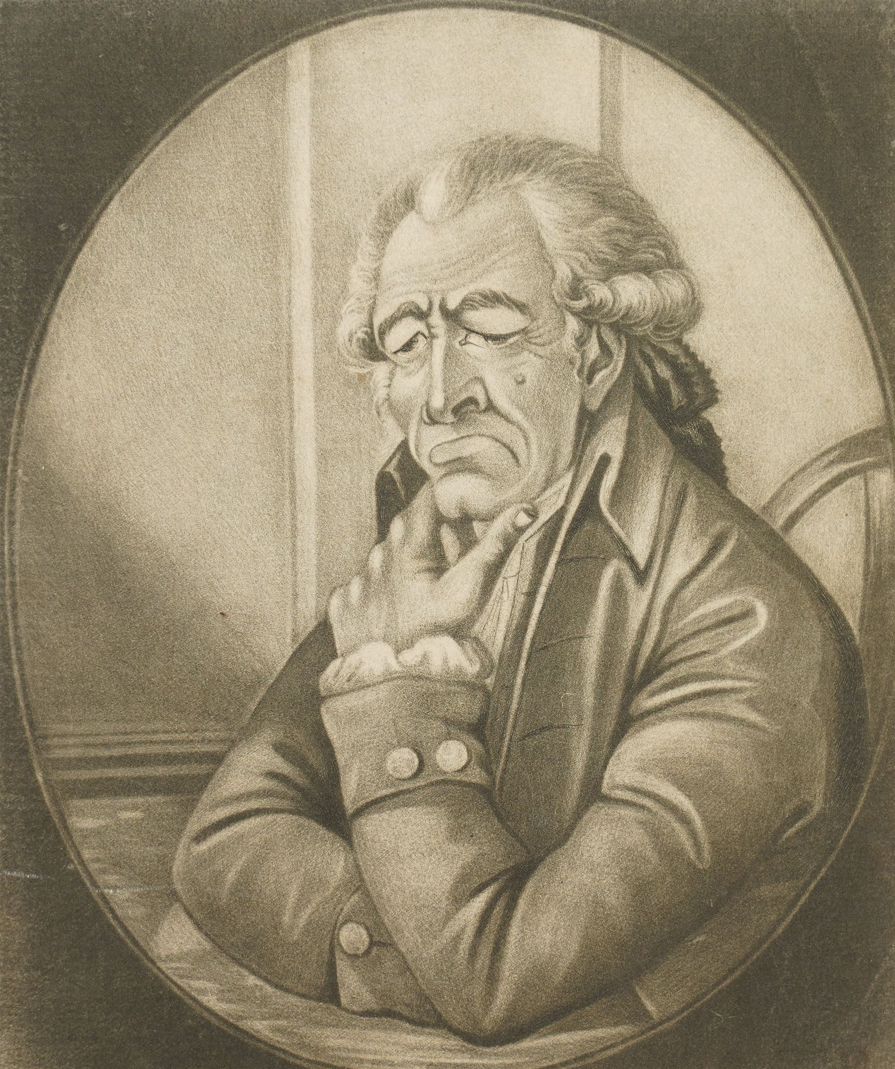 After Robert Dighton (British 1752–1814): 'I Vont Take a Farden Less', 'A Lame Duck', 'A Sour Dog', 'What a Glorious Speech!', and 'Devilish Cold', set of five late 18th/early 19th century satirical mezzotint engravings, published by Bowles and Carver, c.1796–1801, max 24cm x 15cm (5) (unframed)