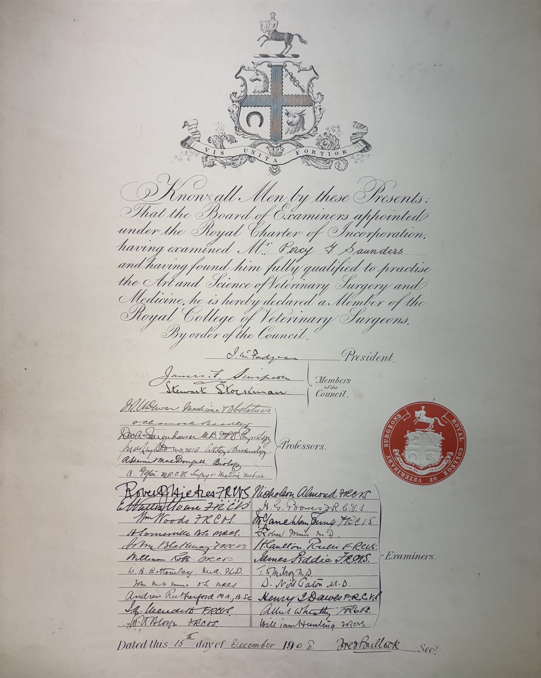 Group of ten medals awarded to Major P.T Sanders; George V OBE, Queens South Africa medal with five clasps Cape Colony, Orange Free State, Transvaal, South Africa 1901 and South Africa 1902, 1914 Star, WWI British War medal, Victory medal with M.I.D. oak leaves, General Service medal with Kurdistan clasp, WWII Defence medal, 1939 - 1945 medal, King George V Jubilee medal and George VI Coronation medal, together with matching miniature medal set and ribbon bar, Moise Dreyfuss stop watch Mk II, no.3907, PT Sanders bible from 24th company 8th battalion Imperial Yeomanry, photographs and other military items    
