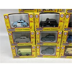 Seventy Classix Transport Treasures 1:76 scale die-cast models, all boxed (70)