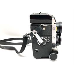 Mamiya C330 camera with Mamiya-Sekor ‘1:4.5 f=55mm’ lens, Mamiya-Sekor DS ‘1:3.5 f=105mm’ lens and Mamiya-Sekor SUPER ‘1:4.5 f=180mm’ lens