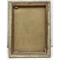 Frank C Harlow (British 20th century): Portrait of Thomas Matthews, oil on canvas signed together with another similar unsigned oil max 51cm x 41cm (2)