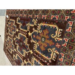 Small Persian Baluchi rug 