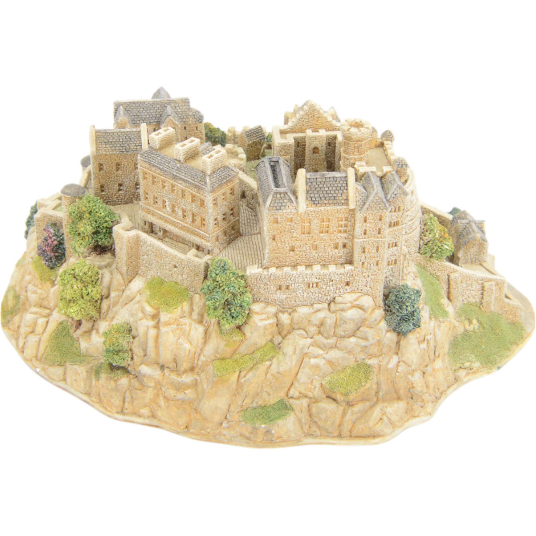 Five Lilliput Lanes, comprising Big Ben, Edinburgh Castle, London Bridge, Hampton Court and Round Tower, all with original boxes  