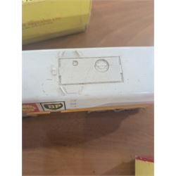 Three Dinky Toys diecast vehicles, comprising Field Marshall Tractor no. 301, Shell BP Fuel Tanker no. 944 and Snow Plough no. 958, all boxed