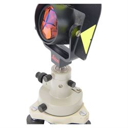 Leica GPR121 traverse prism serial no. 5509190, upon a Nikon W20 tribrach