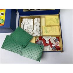 Three Bayko Building Sets comprising No.1 with Nos.2x & 3x Converting Sets; together with Subbuteo Table Football game containing two teams; all boxed (4)