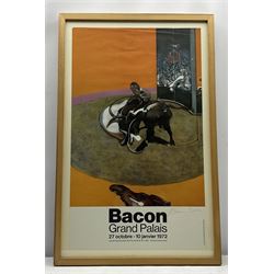 Francis Bacon (British 1909-1992): Exhibition Poster - 'Bacon Grand Palais 1972', signed in red, printed Gordon House/Wolfensberger/Switzerland 72cm x 43cm
Provenance: with David Duggleby Ltd 16th March 2015, Lot 292; given to the late Cavan O'Brien of Bridlington/London who worked at the Marlborough Gallery Old Bond Street
