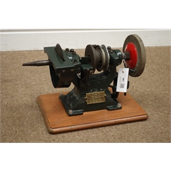  'The Compact' foot operated lathe by 'Claughton Bros. Leeds'  