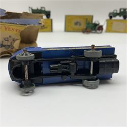 Moko Lesney - four Models of Yesteryear die-cast models comprising two 1925 Allchin Traction Engine no.1, Sentinel Steam Wagon no.4 and Fowler Showman’s Engine, all boxed; with two Matchbox 1-75 series models, Scammell Breakdown Truck no.64 and Austin MK 2 Radio Truck, both boxed (6)