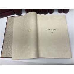 Wilson H.W. (Ed.): The Great War. The Standard History of the All-Europe Conflict. 1914-1919 Amalgamated Press. Uniformly bound in maroon/black cloth; and The War Illustrated. Seven bound volumes (Ex.8) 1914-1919. (20)