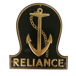 Group of nine fire insurance marks, comprising six Guardian Assurance Company, and three Reliance Insurance Company, one Caledonian Insurance Company, Guardian example H23cm