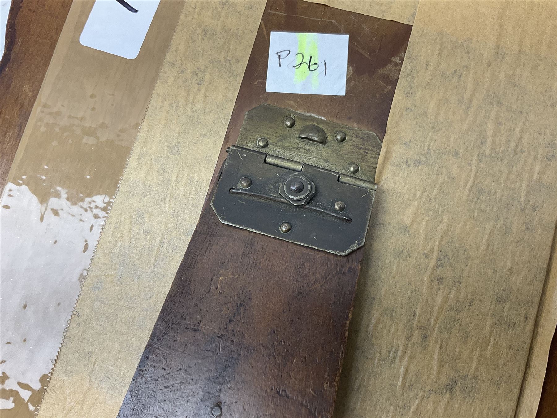 Japanese bronzed antimony frame, decorated with dragons and ho ho birds, easel stand to reverse, containing Continental crystoleum of female nude, H24cm