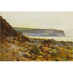  A G Morgan (British 20th century): Coastal Landscape, watercolour signed 36.5cm x 52.5cm  