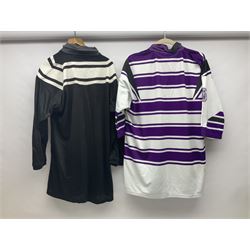 Five Hull Rugby League shirts, to include Hull FC and Hull Sharks examples