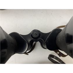 Eleven pairs of binoculars to include Lieberman & Gortz 20x65, Stem (USSR) 7x50, Helios 10x50 Field, Prinz 12x50, Tasco 8x40, Tasco 10x50, etc