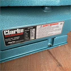 Clarke woodworker 400mm scroll saw - THIS LOT IS TO BE COLLECTED BY APPOINTMENT FROM DUGGLEBY STORAGE, GREAT HILL, EASTFIELD, SCARBOROUGH, YO11 3TX