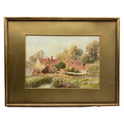 William Henry Harford (British 19th/20th century): 'Glynde', watercolour signed and dated 1918, 25cm x 35cm