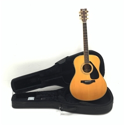  Yamaha model LLX6A acoustic/electric guitar with rosewood back and sides and spruce top, fitted with Yamaha tuner, serial no. QPH150011, L104cm, in hard carrying case. From the collection of the late John Burgess of Beverley who played in the bands Penjants, Wine, Strollers, Revox, Sound Foundation, Pickle Belly Alley, Ragamuffins and Jerryattricks.