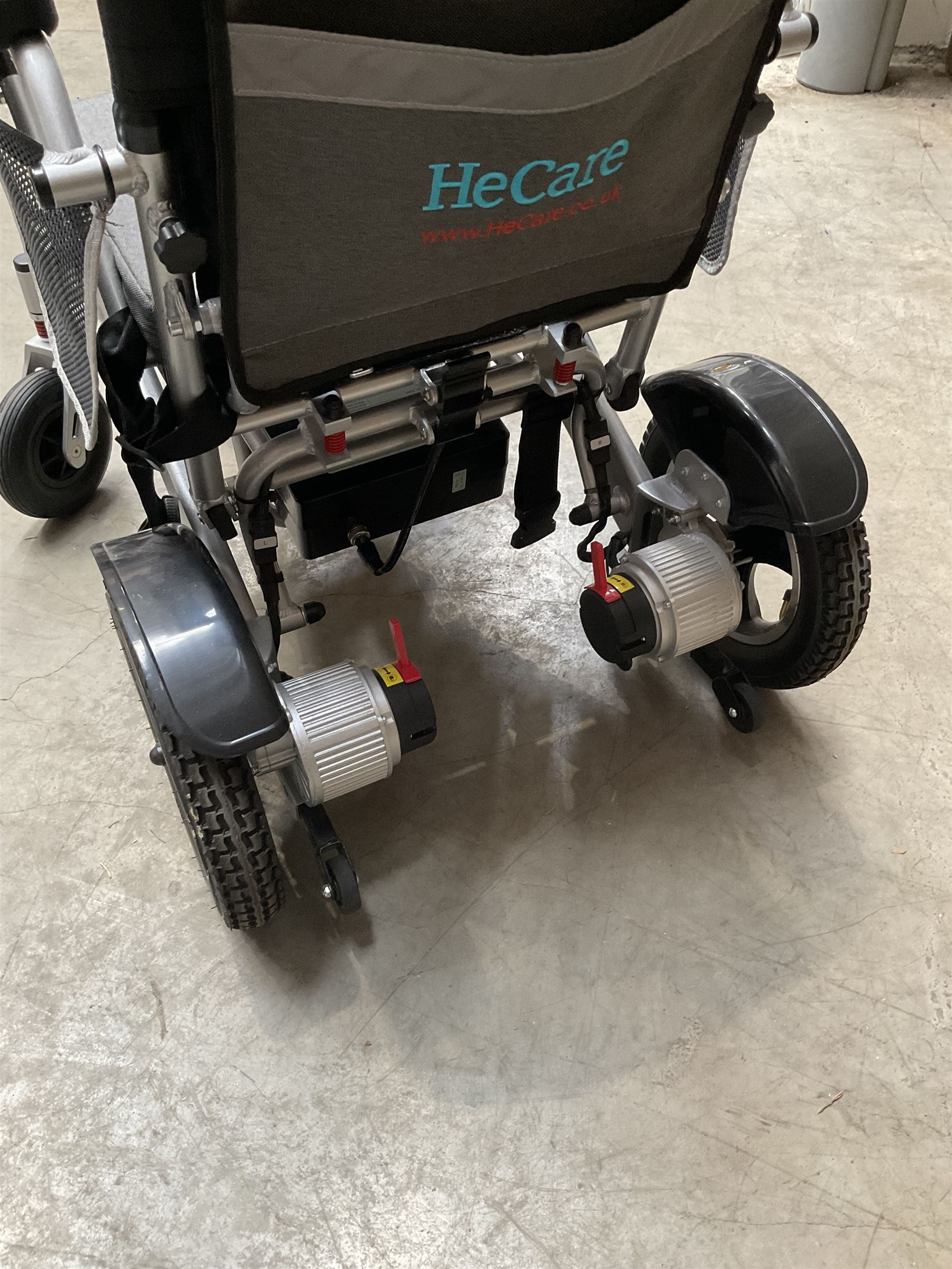 BC-EA8000 Electric Wheelchair Lightweight Foldable Electric Wheelchair, Portable Electric Wheelchair, with two batteries charger tools and remote.