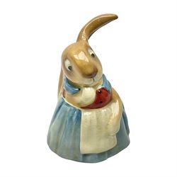  1930s Royal Doulton Bunnykins Figure, Mary Bunnykin, model 8303, with printed and impressed factory marks, H14cm