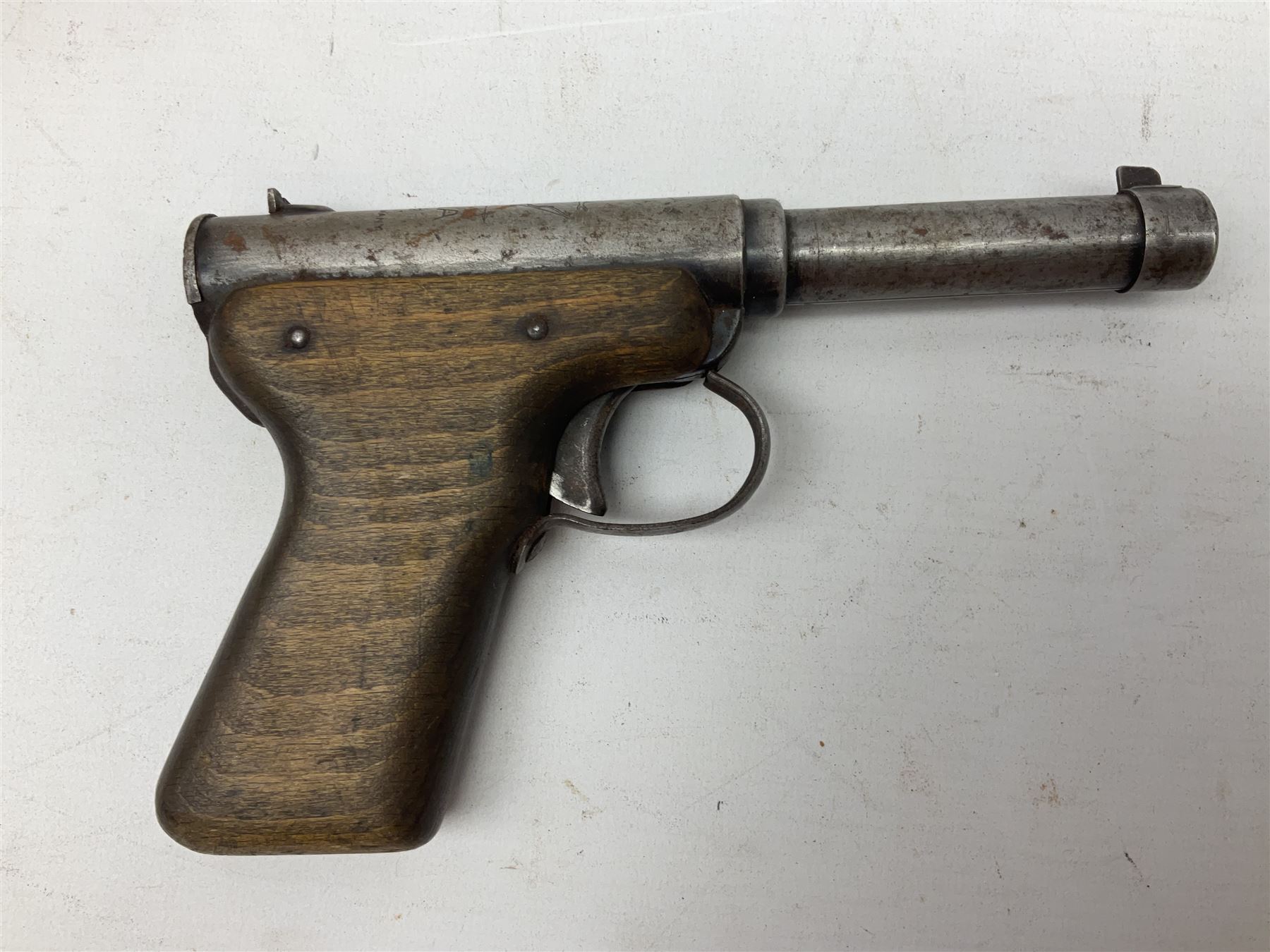 Webley Hurricane .22 air pistol with over lever action and thumb safety L27cm; Webley Premier .22 air pistol with over lever action No.816; part Diana model 2 air pistol; and quantity of .22 pellets in three tins