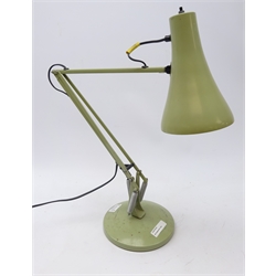  Anglepoise pastel green desk lamp   