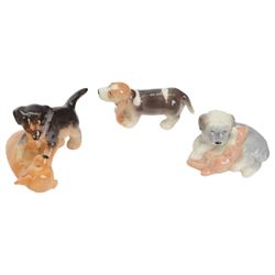 Eleven Royal Copenhagen figures, including Thumbelina, Jack The Dullard, Lady Amherst's Pheasant no. 1881 etc