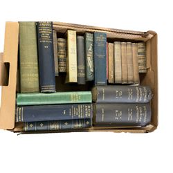 Collection of books, including The second Great War, Foxes Book of Marytyrs, Dictionary of the Bible etc, in five boxes 