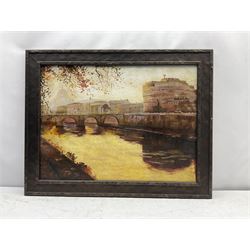 Vanni (British 20th century): Autum Thames Landscape, oil on canvas signed 48cm x 66cm