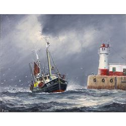 Jack Rigg (British 1927-2023): 'Cornishman', oil on canvas board signed, titled and dated ...