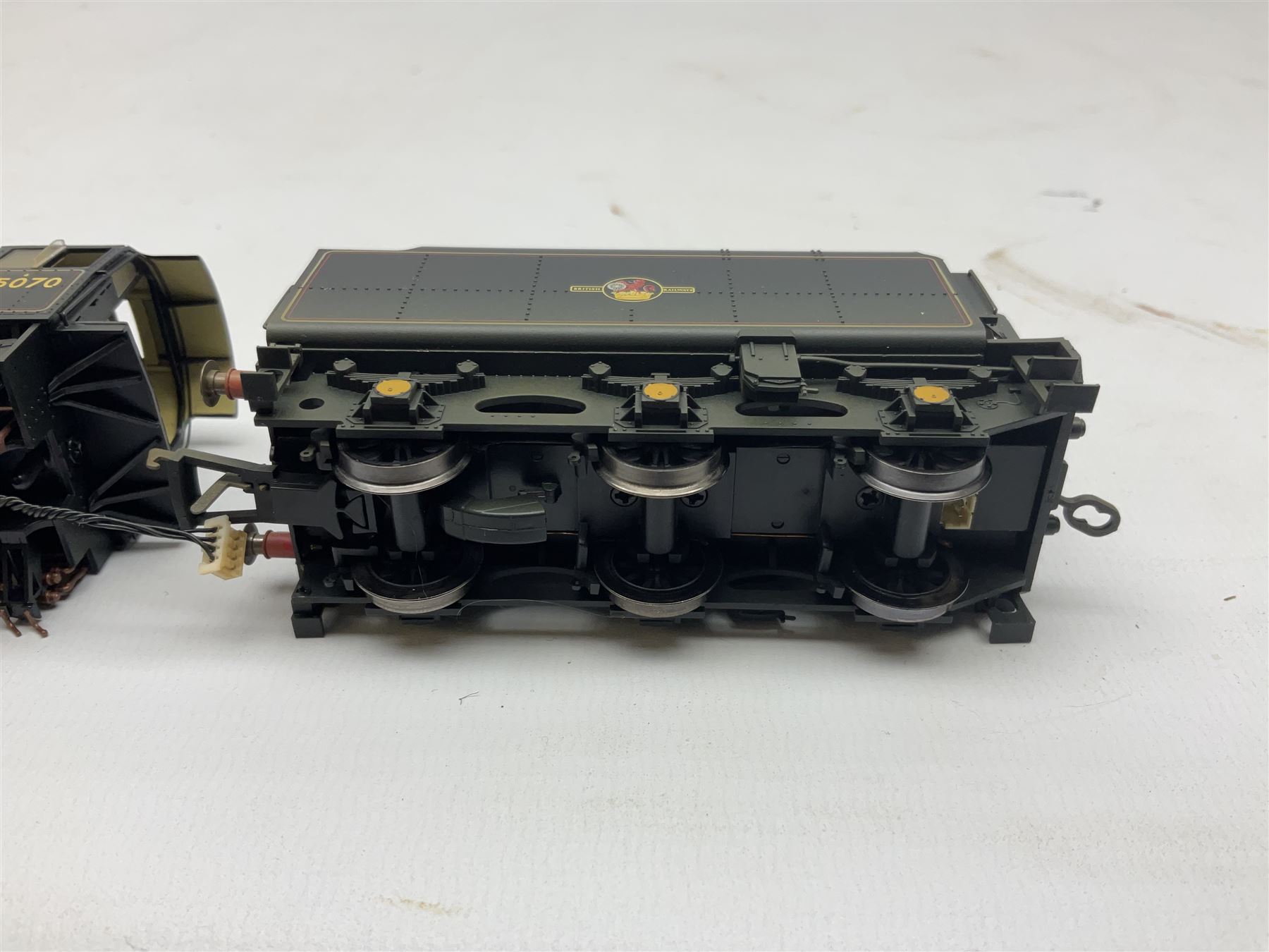 Hornby '00' gauge - Class 75000 4-6-0 locomotive Standard 4 no. 75070, Class 4F 0-6-0 'LMS Fowler' no. 4312 and Stanier Class 4P 2-6-4T locomotive no. 42613, all DCC ready (3)