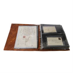 Approximately thirty-seven Great Britain Queen Victoria covers, including penny black with...